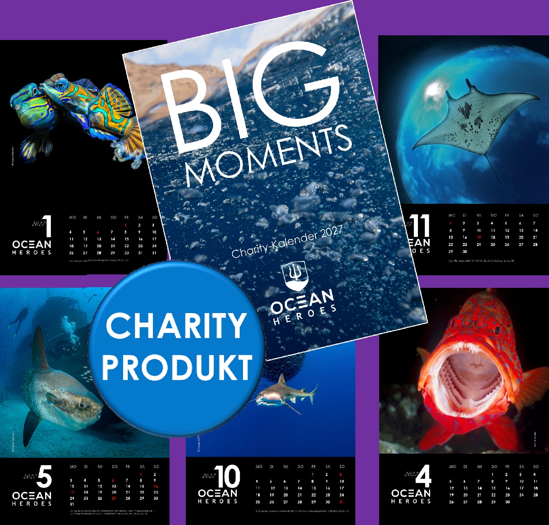 BIG MOMENTS - Schreibtisch-Kalender 2027